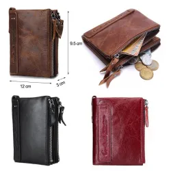 Herrenbrieftasche aus echtem Rindsleder