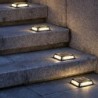 Solar-Boden-/Gartenleuchte – wasserdicht – 12 LED