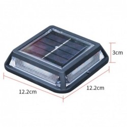 Solar-Boden-/Gartenleuchte – wasserdicht – 12 LED