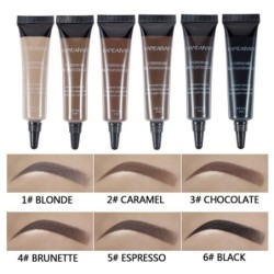 Waterproof eyebrow cream - pigment - with brushMake-Up