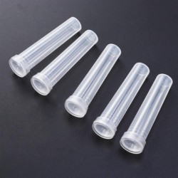 Transparente Kunststoffröhren – Mini-Blumenhalter – Wasserbehälter – 50 Stück