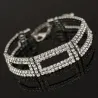 Elegantes breites Kristallarmband