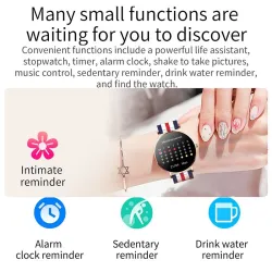 Elegante Smartwatch – ultradünn – 1,36 Zoll – AMOLED – HD-Display – wasserdicht – Edelstahl-Mesh-Armband