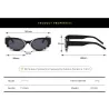 Punk style rectangle sunglasses - with snake decorationSunglasses
