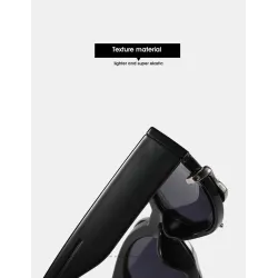 Punk style rectangle sunglasses - with snake decorationSunglasses