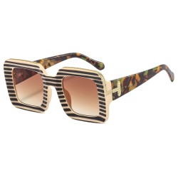 Quadratische Vintage-Sonnenbrille – UV400