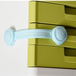 Baby-Sicherheits-Schubladenschloss – Einklemmschutz-Kunststoffschnalle – Fingerschutz – 5 Stück