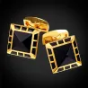 Elegant square black cufflinksCufflinks