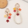 Colorful maple leaves pendant - keychainKeyrings