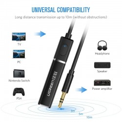 Ugreen – 4.2 für TV-Kopfhörer PC APTX 3,5 mm Aux – Bluetooth 5.0 – Adapter – Sender