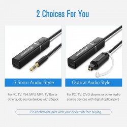 Ugreen – 4.2 für TV-Kopfhörer PC APTX 3,5 mm Aux – Bluetooth 5.0 – Adapter – Sender