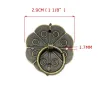 Antique bronze - furniture handles with screws - 10 piecesFurniture