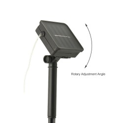 Solar – LED-Lichterkette – Lichterkette – wasserdicht – Weihnachtsdekoration für den Außenbereich – 10 m – 20 m