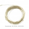Solar – LED-Lichterkette – Lichterkette – wasserdicht – Weihnachtsdekoration für den Außenbereich – 10 m – 20 m