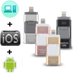 OTG-Micro-Flash-Laufwerk mit doppeltem Verwendungszweck – USB 3.0 – für iPhone/Android