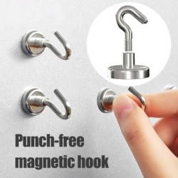 Strong magnetic hook - multi-purpose holder - 10 piecesMagnets