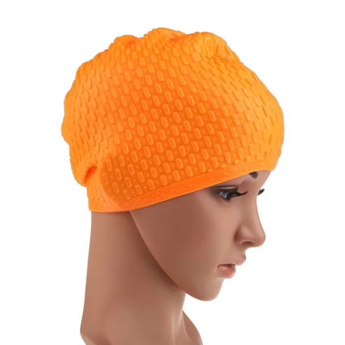 Wasserdichte Silikon-Badekappe – Unisex