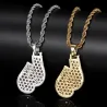 Crystal boxing gloves with necklaceNecklaces