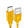 Geflochtenes Nylonkabel – Daten/Synchronisierung/Schnellladung – USB Typ C