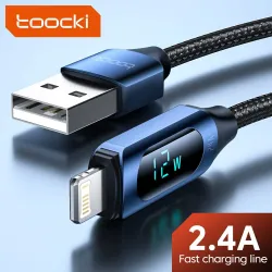 USB-Schnellladekabel – für iPhone – mit LED-Anzeige