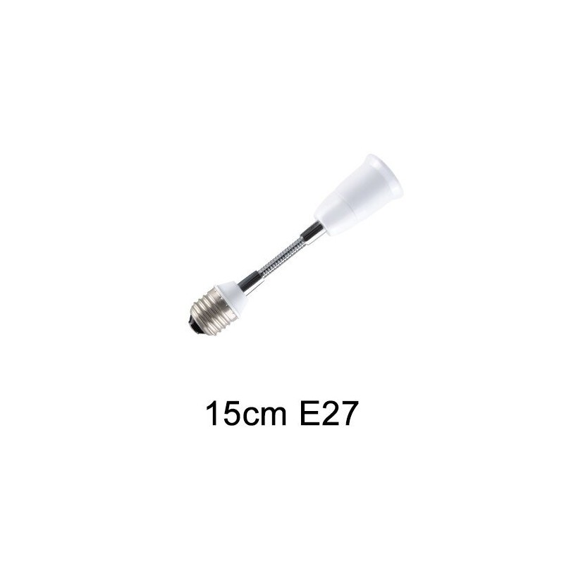 E27 to E27 fitting - flexible bulb holder - extension - lighting adapterLighting fittings