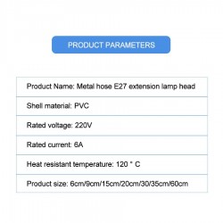 Fassung E27 auf E27 – flexible Lampenfassung – Verlängerung – Beleuchtungsadapter