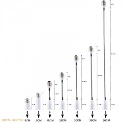 E27 to E27 fitting - flexible bulb holder - extension - lighting adapterLighting fittings
