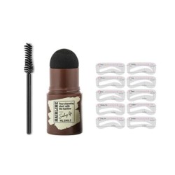 Farbiger Augenbrauenstempel – mit Schablonen – professionelles Formset