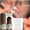 Farbiger Augenbrauenstempel – mit Schablonen – professionelles Formset