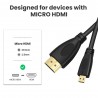 Micro-HDMI-auf-HDMI-Kabel – V1.4 – 1080P – Ultra HD