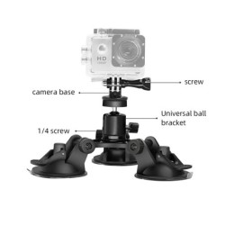 Triangle suction cup - mount - for GoPro Hero CamerasMounts