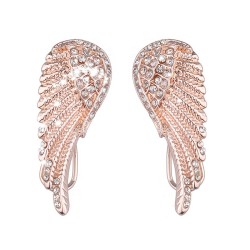 Ohrringe im Vintage-Stil – Engelsflügel aus Kristall