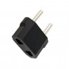 US-Flachstecker auf EU-Rundstecker – Adapter – Reisestecker