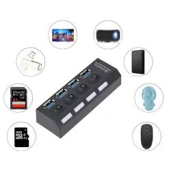 4-Port-HUB – USB 3.0 – Splitter