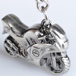 Schlüsselanhänger aus Metall mit Motorrad