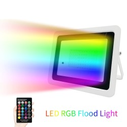 RGB-LED-Flutlicht – Außenreflektor – Fernbedienung – wasserdicht – 220 V/110 V – 20 W – 30 W – 50 W – 100 W
