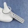 "Wherever You Go Come Back To Me" - keychainKeyrings