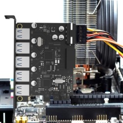 ORICO – USB 3.0 – PCI-E-Erweiterungskarte – 5-Port-HUB – Adapter