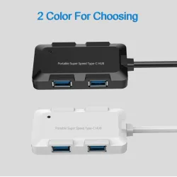 4-Port-HUB – USB 3.0 – 5 Gbit/s