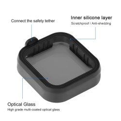CPL ND8 ND16 ND32 ND – Objektivfilter-Set – für GoPro Hero 11 10 9 Schwarz