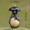 Mini-Totoro-Spielzeug – Figur mit Regenschirm