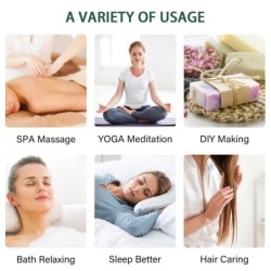 Ätherische Öle – für Diffusoren/Aromatherapie/Bad/Massage – 20 Stück – 5 ml
