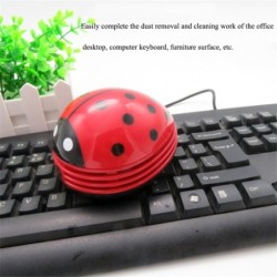 Mini-Staubsauger – für Desktop/Tisch/Tastatur – Marienkäferform