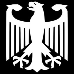 Deutscher Adler - Vinyl-Autoaufkleber