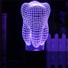 3D-Zahn-RGB-LED-Lampe – USB – Touch-Licht