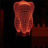 3D-Zahn-RGB-LED-Lampe – USB – Touch-Licht
