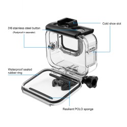 Wasserdichtes Gehäuse mit Filtern für GoPro Hero 9 - 10 - 11 - 12 - Schutzgehäuse