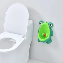 Jungen-Pipi-Training – Töpfchenunterricht – Frosch-Design