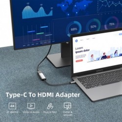 USB-Typ-C-zu-HDMI-Adapter – USB 3.1 USB-C zu HDMI – Konverter – für Laptops/Smartphones