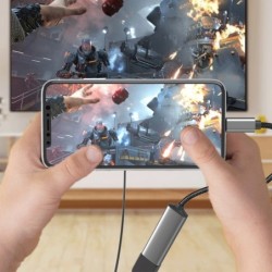 USB-Typ-C-zu-HDMI-Adapter – USB 3.1 USB-C zu HDMI – Konverter – für Laptops/Smartphones